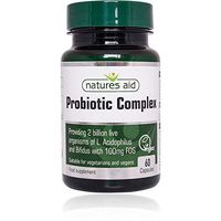 Natures Aid Probiotic Complex (with Bifidus and FOS) 60 Vcaps - 2 Pack