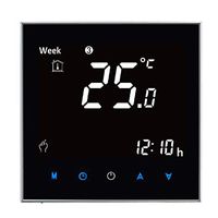 Medical Temperature Thermometers LCD Digital Heating and Heating Type Room Temperature Controller, Display Humidity/Clock/Temperature/Week/Time/Heat Thermometers