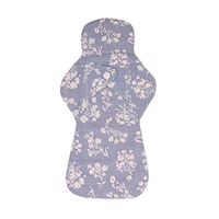 Luckypads Certified Organic Cotton Reusable Washable Cloth Menstural Pads, Less Smell, Customized for Heavy Flow (Blue)