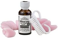 Miracure Anti-Fungal Treatment 1 Ounce Bottle with 10 Toe Separators and Brush with UltraAloe