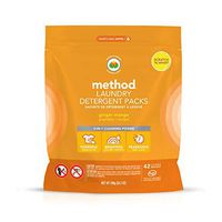 Method Laundry Detergent Packs, Ginger Mango, 42 Count