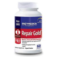 Enzymedica, Repair Gold, Enzyme Supplement to Support Healthy Muscles, Tissue and Joints, Includes Serrapeptase, Vegan, 60 Capsules (30 Servings) (FFP)