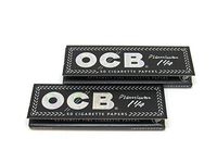 OCB Rolling Papers Premium 1 1/4-2 Packs - Finest Quality- 50 Papers EA - USA