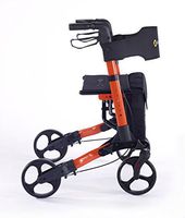 Comodità Brava Compact Rolling Walker - Rollator - (Metallic Orange)