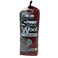 H.b. Smith Tools Steel Wool, 16 Pads (#4 Extra Course)