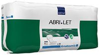 Abena Abri-Let Fluff Incontinence Pads Without Barrier, Anatomic, 20 Count