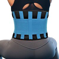 RiptGear Back Brace for Men and Women - Back Pain Relief Support for Lower Back Pain and Hip Pain - Lumbar Severe Back Pain Relief for Herniated Disc and Sciatica (Blue, XX-Large)