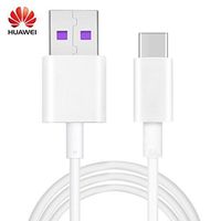Original OEM HUAWEI SuperCharge 4.5V5A Rapid USB Type C Cable for Huawei Mate 9/Huawei Mate 9 Pro/Huawei P10- White in Original Retail Package