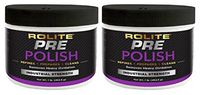 Rolite Pre-Polish (1lb) for Heavily Oxidized, Stained, Discolored and Corroded Metal, Clear Coated and Gel-Coated Surfaces 2 Pack