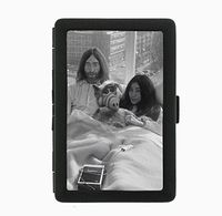 John, Yoko and ALF Funny Weird Black Cigarette Case Holder Wallet RFID-blocking