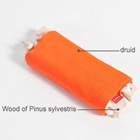 Creative Lazy Artifact Foot pad Cushions,Desk Resting Foot Swing (Orange)