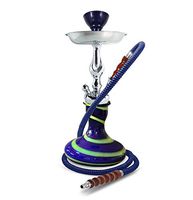 15" Sahara Smoke Genie Vibe Hookah (Blue)