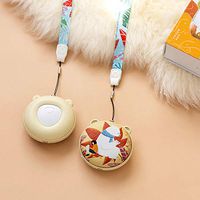 Four Seasons Bear Hand Warmer Charging Treasure 2A Fast Charge Baby Warmer Creative Hand Warmer-Autumn (Yellow Brown)