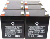 12V 5Ah Rechargeable Sealed Lead Acid Replacement Battery SPS Brand (6 Pack)
