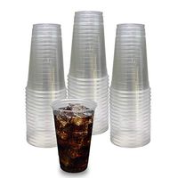 Exquisite 20 oz Compostable Cups - Poly Lactic Acid PLA Clear Cold Cup, The Biodegradable Cups Can be Used for Warm or Cold Beverages - 100 Count | Eco Friendly Products