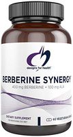 Designs for Health Berberine and ALA Complex - Berberine Synergy, 400mg Berberine HCl + Alpha Lipoic Acid (60 Capsules)
