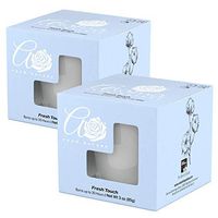 Aroma From Nature Fresh Touch 3 oz AireCare Scented Candle - 2 Pack - Aromatherapy Candles - Home Fragrance - Apothecary Glass With Single Wick