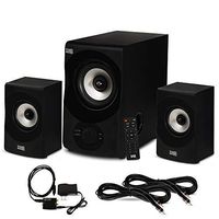 Acoustic Audio AA2171 Bluetooth 2.1 Home Speaker System with Optical Input and 2 Extension Cables