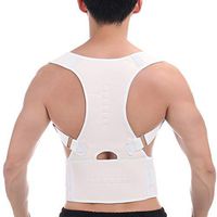 KIWI RATA Back Brace Posture Corrector Fully Adjustable Support Brace Improves Posture Lower Lumbar Support for Slouching & Hunching Thoracic Kyphosis Lower Upper Back Neck Pain