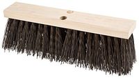 PFERD 89349 Heavy-Duty Street Sweeping Broom with Sanded Hardwood Block, 18" Block Length, 5-1/4" Trim Length