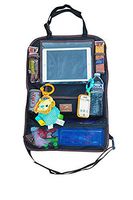 Car Back Seat Organizer Multi-Pocket Travel Storage With Touch Screen iPad Tablet Books Magazines Toys Holder