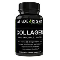 Collagen Pills Advanced Formula Type 1, 2 & 3, Joint Formula - Hair, Skin and Nails, Increase Skin Firmness and Hydration, Repair Connective Tissues, Non-GMO