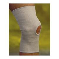 Knee Support - X-Large Soft beige knitted elastic with open patella. Slips on easily, provides compression.