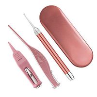 GSPOR 3 in 1 Ear Wax Removal Tool Kit Ear Cleaner, for Earwax and Nasal Booger, Ear Pick Set with Storage Box for Kids and Adult