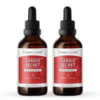 Secrets Of The Tribe - Cardio Secret, Arterial Flow Formula, Herbal Supplement Blend Drops Alcohol Liquid Extract 2x4 fl oz