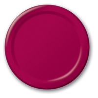 Creative Converting Dinner Plates 24 Count 10 - 1/4 Inch Diameter Burgundy