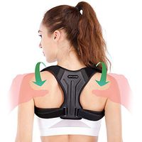 Upper Back Brace Posture Corrector for Women and Men - Adjustable Back Straightener Support Brace - Improves Posture and Provides Pain Relief from Neck, Back and Shoulder (Universal-1)