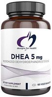 Designs for Health DHEA 5mg - Energy + Hormone Balance Support for Women and Men (180 Capsules)