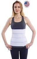 NYOrtho Abdominal Binder Lower Waist Support Belt - Compression Wrap for Men and Women (45" - 60") 4 Panel - 12"