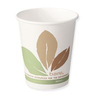 8 Oz Bare Eco-Forward Paper Hot Cups Bare Design