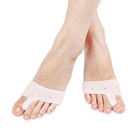 Toe Valgus Correction Separator Silicone Bunion Protector Harmmer Toe Spacer for Forefoot Cushion Foot Rubbing Pads Hallux Valgus Pain Relief Orthosis , B
