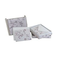 JAM Paper Handmade Recycled Foldover Card Sets in Box - 5 1/2" x 4 1/2" - Purple - Sold Individually