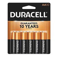 Duracell - Coppertop Alkaline Batteries W/ Duralock Power Preserve Technology Aa 10/Pack "Product Category: Breakroom And Janitorial/Batteries & Electrical Supplies"