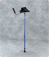 Walk Easy Adult Platform Crutch Black