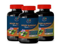 Mood and Energy Booster - Mood Support Natural Complex - Vitamins and Herbal EXTRACTS - b12 methylcobalamin Complex - 3 Bottles 180 Vegetable Capsules