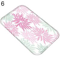 TbpersicwT Home bedroom carpet door mat, Fresh Flamingo Leaves Hallway Door Mat Entrance Rug Non-slip Bathroom Carpet - 6#