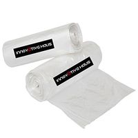 Innovative Haus Large Tall Kitchen Multipurpose Durable Strong Wastebasket Liners Clear Garbage Bags 13 Gallon, 100pcs