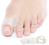 NatraCure Gel Toe Separators (w/Loop) Variety 6 Pack - (Size: 2 Small, 2 Medium, 2 Large) - Toe Spacers