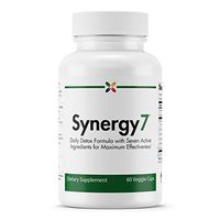 Stop Aging Now - Synergy7 Daily Detox with Glutathione - Daily Detox Formula with Seven Active Ingredients for Maximum Effectiveness - 60 Veggie Caps