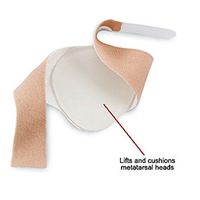 Gel Ball-of-Foot Wrap, Small Metatarsal Sleeve