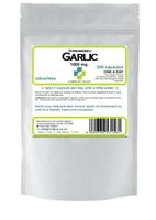 Garlic Oil 200 Capsules Odourless - 1 a day (Heart Health) by Lindens