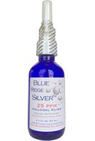 Blue Ridge Silver 25 ppm, 2 oz. Colloidal Silver Natural Health Supplement Vertical Spray