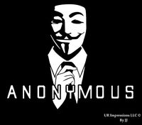 UR Impressions Anonymous Mask Decal Vinyl Sticker Graphics for Cars Trucks SUV Vans Walls Windows Laptop Tablet|White|5.5 X 5 Inch|JJURI060