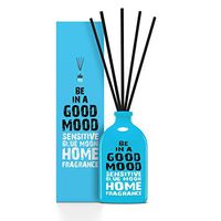 Be in a Good Mood Reed Diffuser - Aromatic Home Fragrance Set, Bamboo Reed Diffuser Sticks 100 ml - 3.4 oz, Natural Scented Long Lasting Fragrance - Bedroom Bathroom Decorations (Blue Moon)