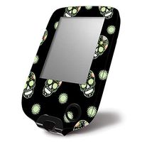 MightySkins Skin Compatible with Abbott Freestyle Libre - Nighttime Skulls | Protective, Durable, and Unique Vinyl Decal wrap Cover | Easy to Apply, Remove, and Change Styles | Made in The USA