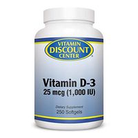Vitamin Discount Center Vitamin D-3 1000 IU, 250 Softgels